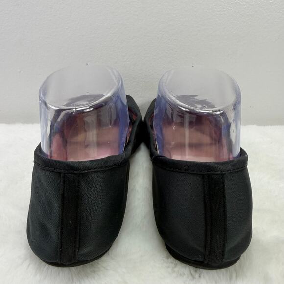 Wonder Nation Girls Black Criss-Cross Ballet Flats – Girls US Size 4 - Picture 4 of 10
